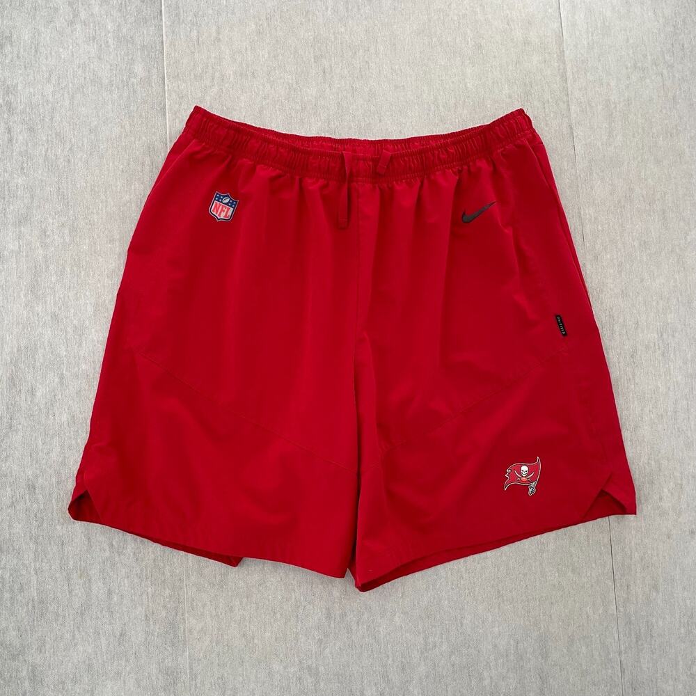 Tampa Bay Buccaneers Shorts Adult 2XL Red Team Issue Nike NFL Football Mens XXL